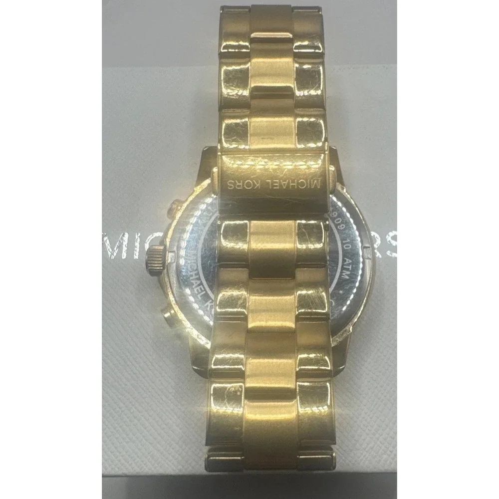 Michael Kors Runway MK5777 Men's Stainless Steel Analog Dial Quartz‎ Watch RQ50